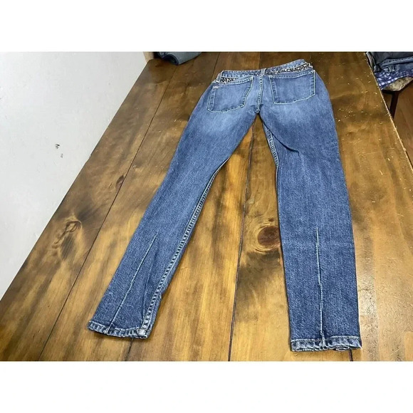 AO.LA You Look Good Skinny Ankle Jeans Studded Size 24 - Picture 2 of 10